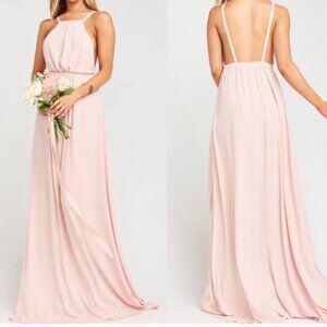 Show Me Your Mumu Amanda Maxi Dress Dusty Blush